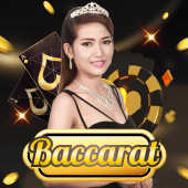 Baccarat A live table icon with green felt