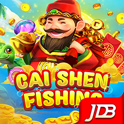 Cai Shen Fishing hot icon with wealth god