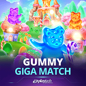 Gummy Giga Match slot icon with candy symbols