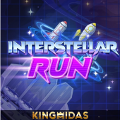 Interstellar Run icon with rocket trail