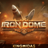 Iron Dome icon with shield grid