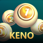 Keno icon with numbered grid