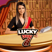 Lucky 7 live table icon with golden seven
