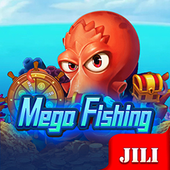 Mega Fishing icon with giant sea boss