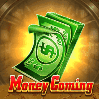 Money Coming slot icon with flying banknotes