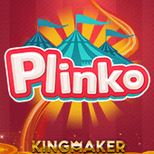 Plinko icon with pegs and ball